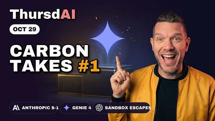 ThursdAI - Oct 29 - Gemini 4 Carbon is the new #1, Anthropic files to go public & more Episode cover