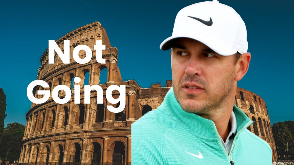 (YouTube Audio) Brooks Koepka is NOT Going to Ryder Cup