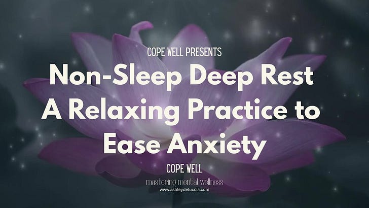 NSDR: The Science-Backed Rest Revolution That's Not Sleep (But Just As Powerful) episode artwork