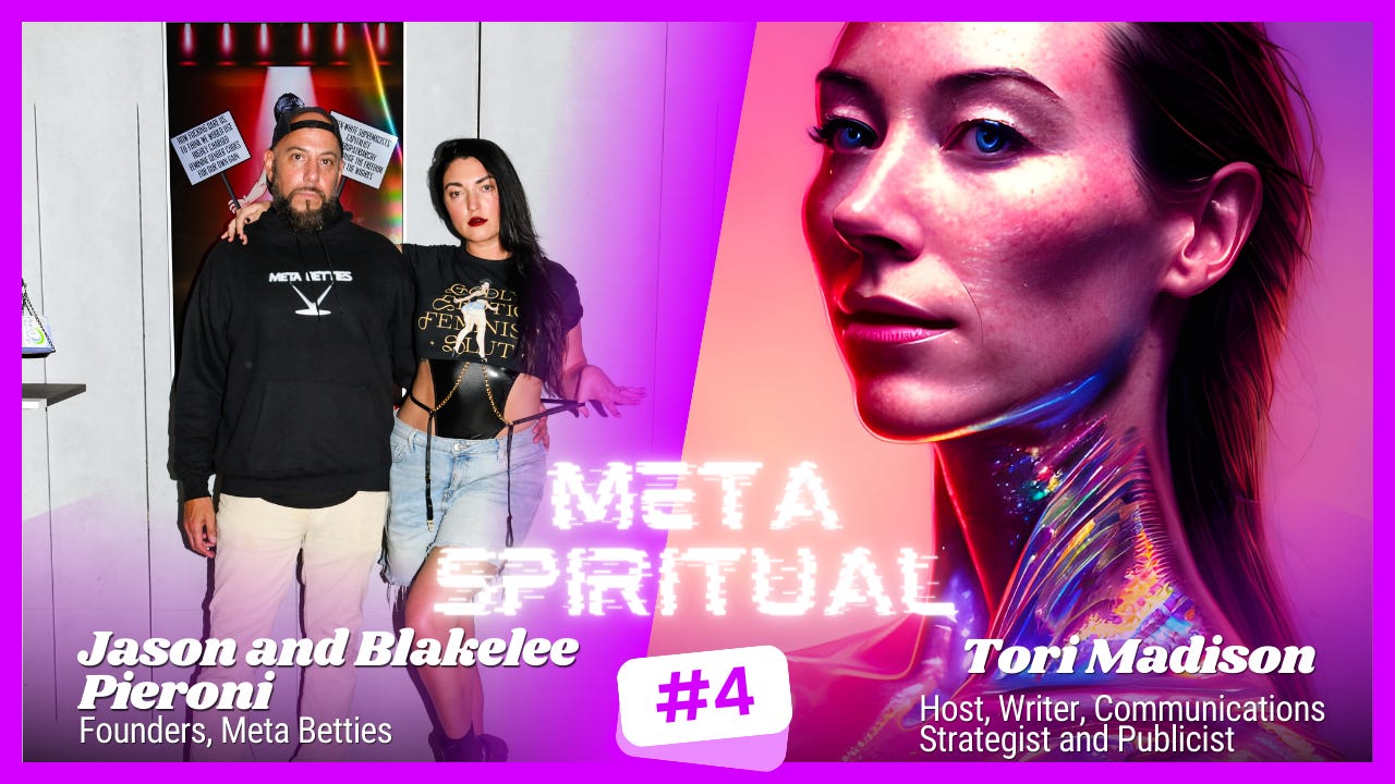 Pinups with Purpose; the Power of Social Activism through Digital Collectibles, NFTs, and Artistic Expression in the Meta Betties' Universe with Jason and Blakelee Pieroni Pinups with Purpose; the Power of Social Activism through Digital Collectibles, NFTs, and Artistic Expression in the Meta Betties' Universe with Jason and Blakelee Pieroni