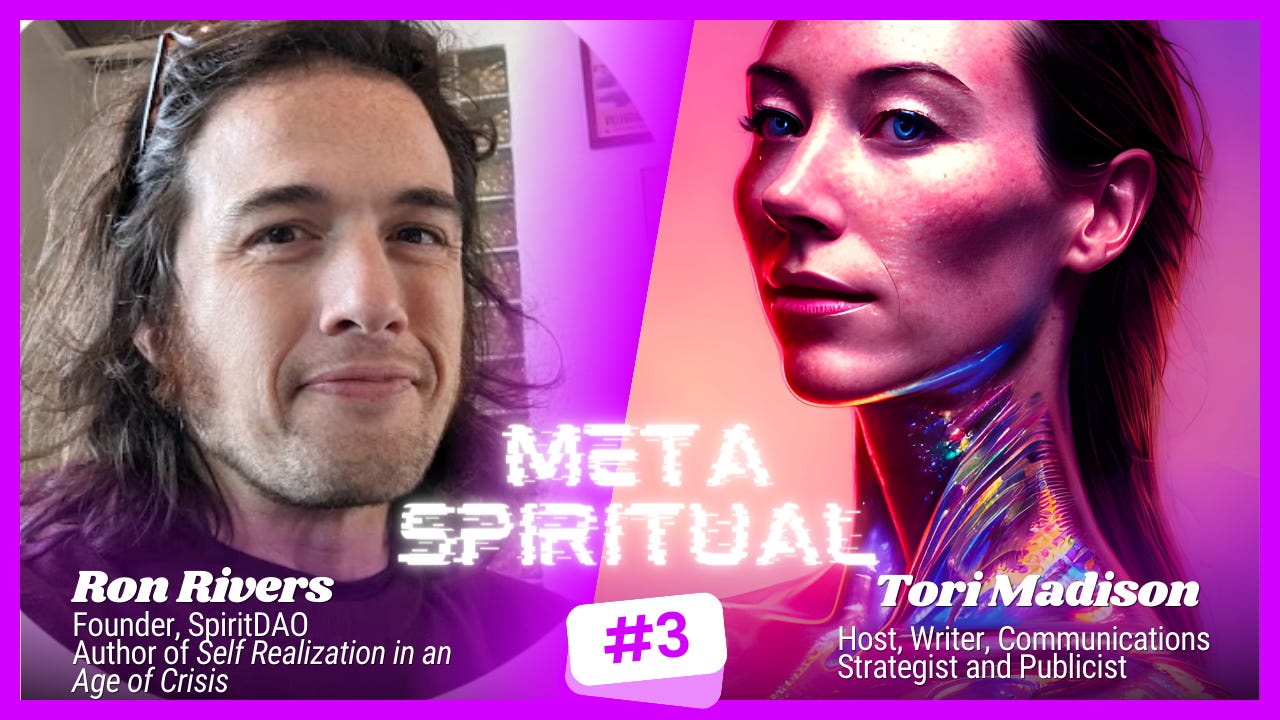 AI, SpiritDAO, and the Quest for Self and Systemic Actualization in an Age of Crisis with Ron Rivers AI, SpiritDAO, and the Quest for Self and Systemic Actualization in an Age of Crisis with Ron Rivers