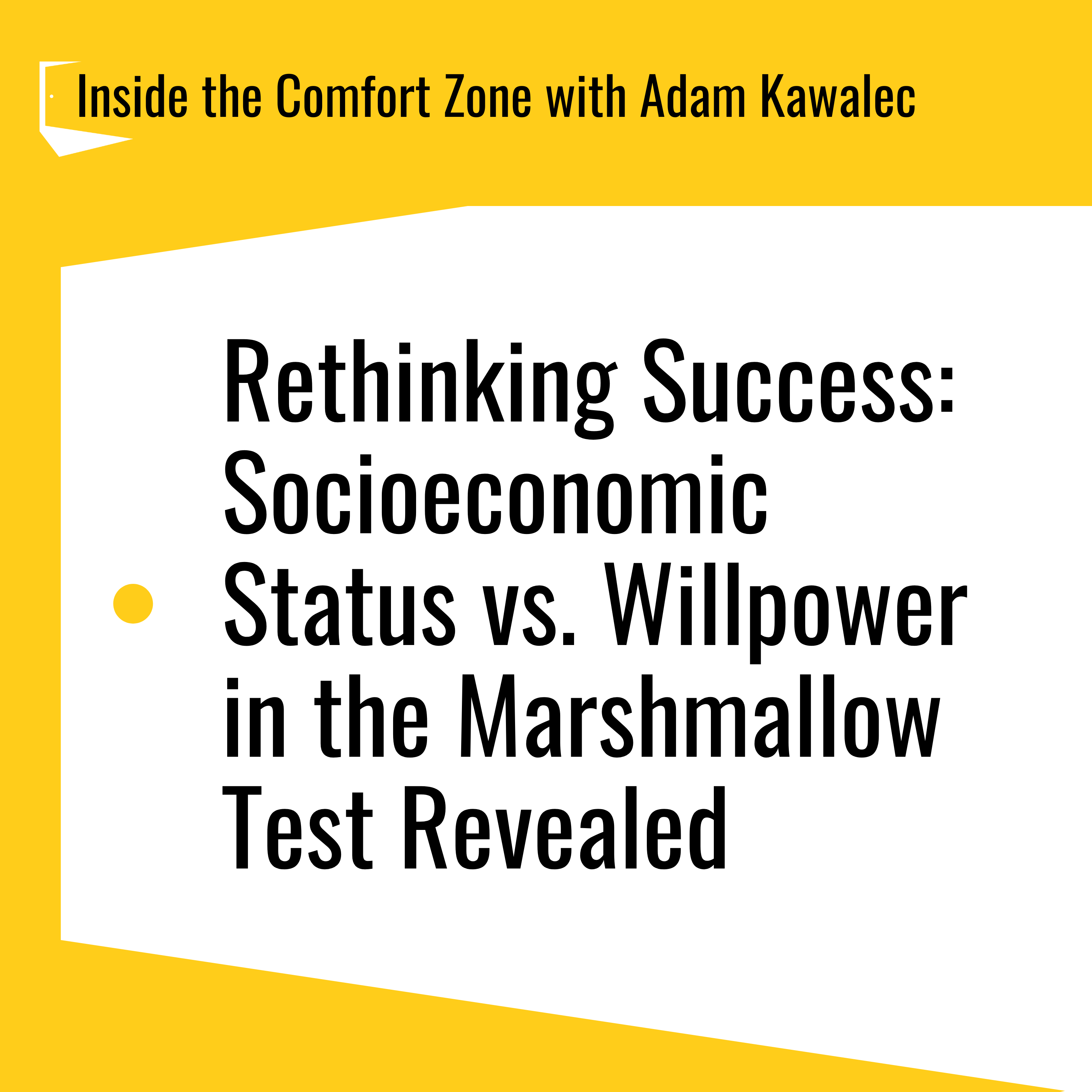 Inside the Comfort Zone with Adam Kawalec