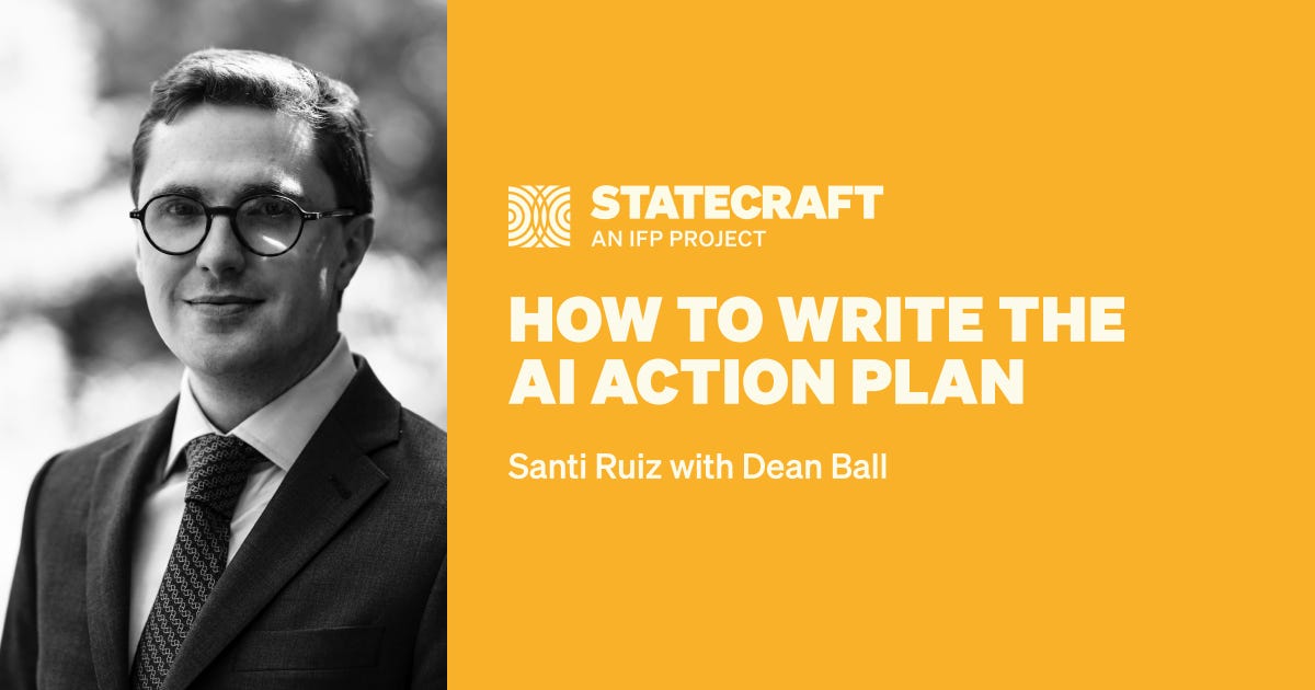 How to Write the AI Action Plan