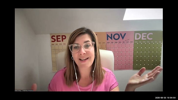 Sparkle on Substack Solo Episode - The Practise of Showing Up on Substack