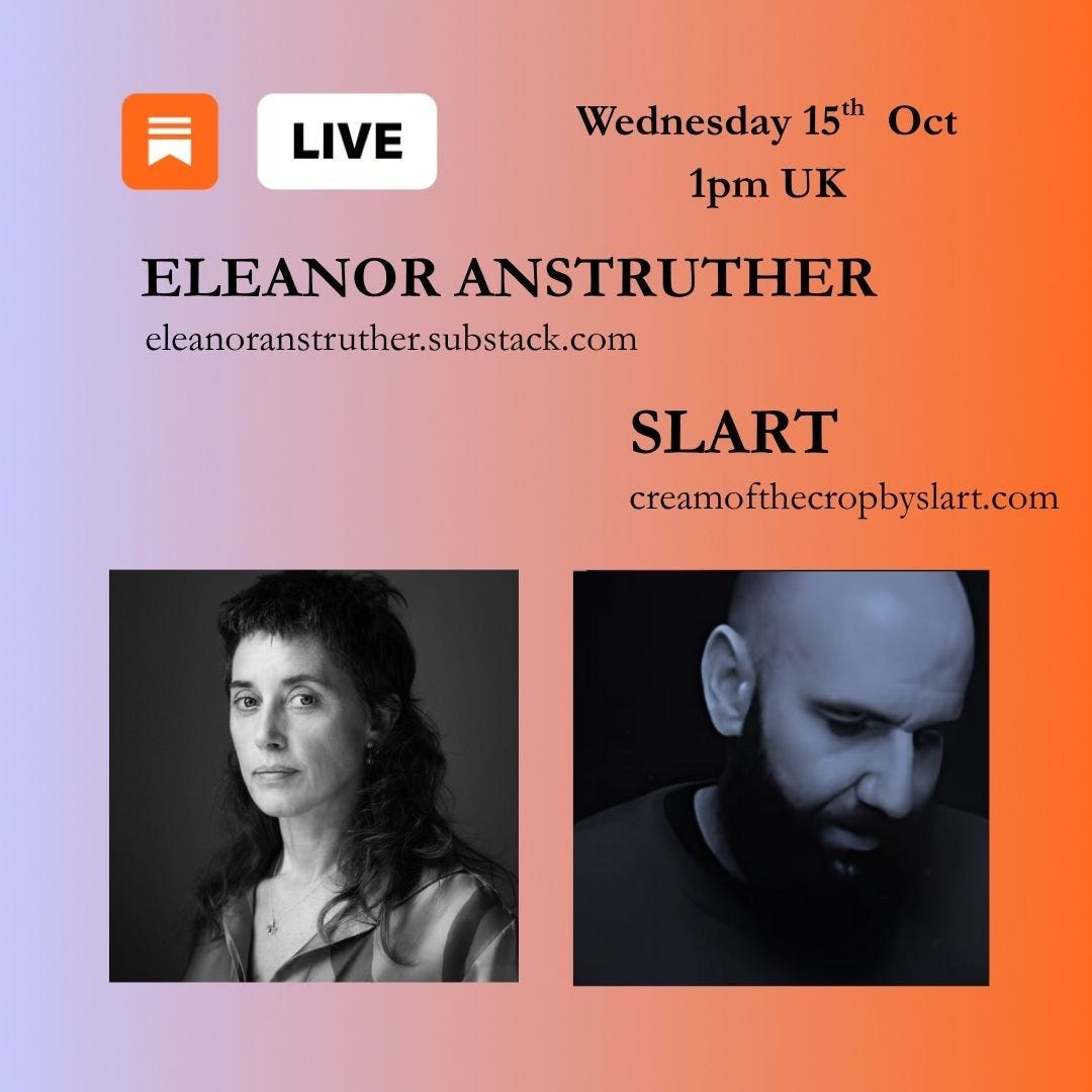 LIVE in conversation with SLART LIVE in conversation with SLART