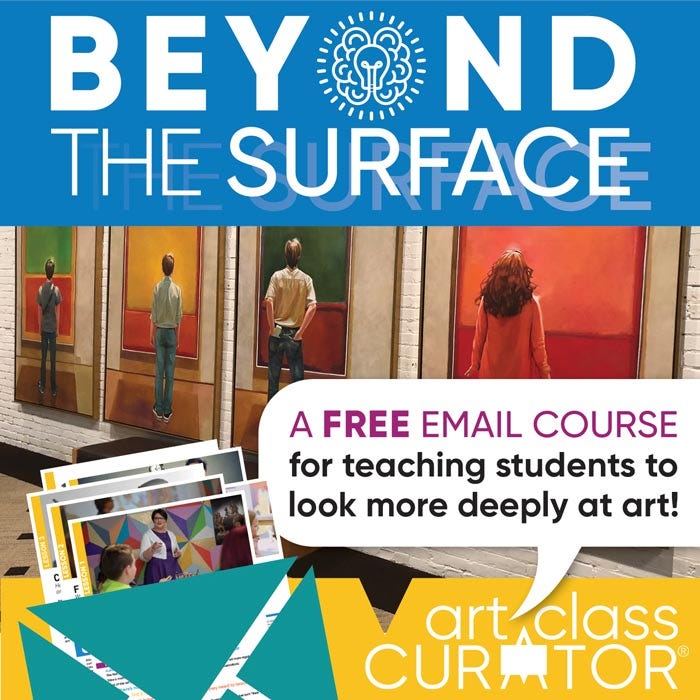 [ART CLASS CURATOR] 51: Beyond the Surface: Free E-mail and Podcast Course Starting March 22, 2021