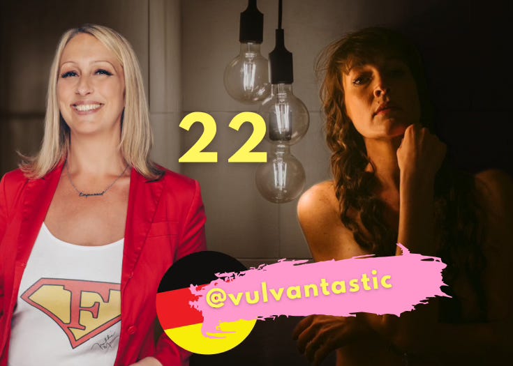 #22: SPECIAL (DE): Nadine Beck @vulvantastic über sex, Humor, Mythen, Toys und viel mehr!!