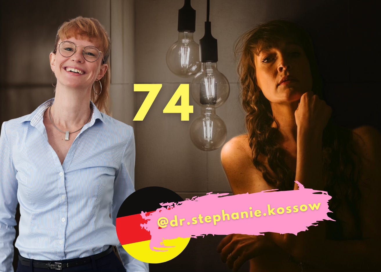 #74 (DE) Dr. Stephanie Kossow über Alien Kink, Fantasien und den Achsen der Lust.