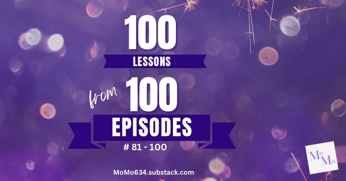 100 Things Learned About Mental Health, Motivation, Inspiration, & Positivity (81-100) episode artwork