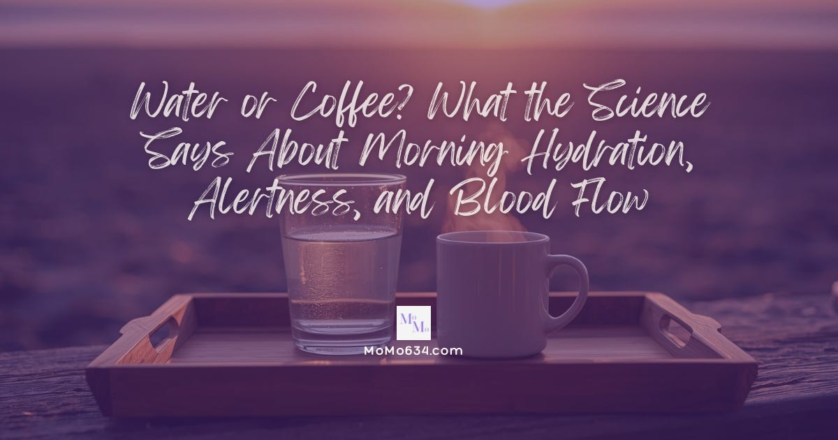Water or Coffee? What the Science Says About Morning Hydration, Alertness, and Blood Flow episode artwork
