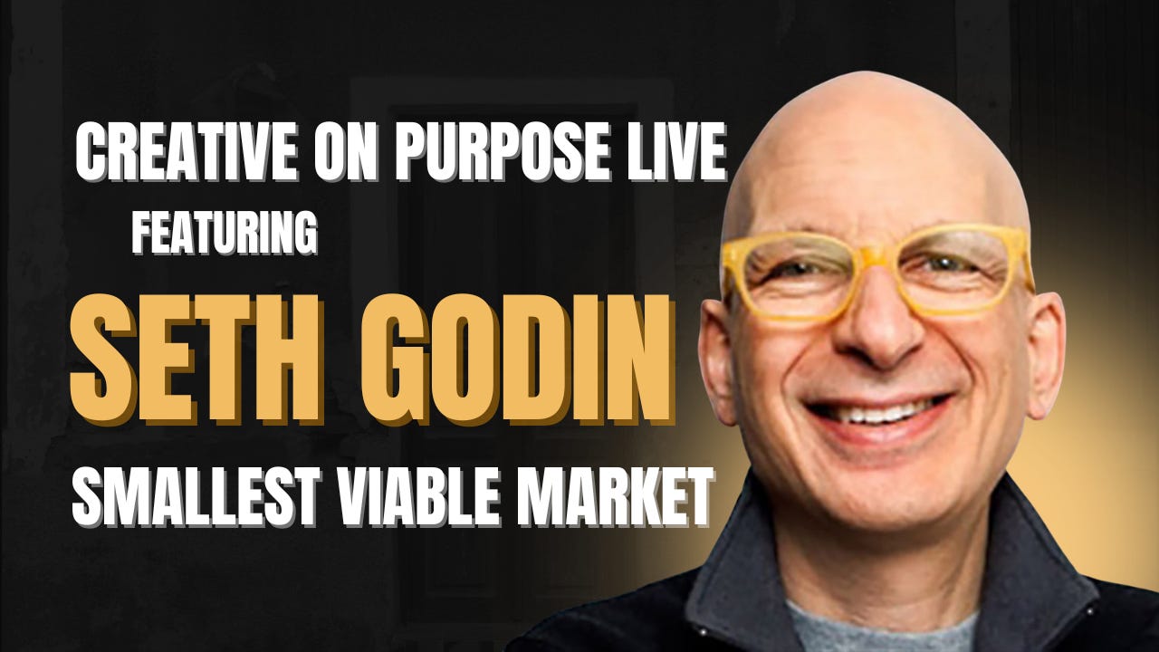 Seth Godin on “First 10,” Smallest Viable Audience, & Doing Work That Matters Seth Godin on “First 10,” Smallest Viable Audience, & Doing Work That Matters
