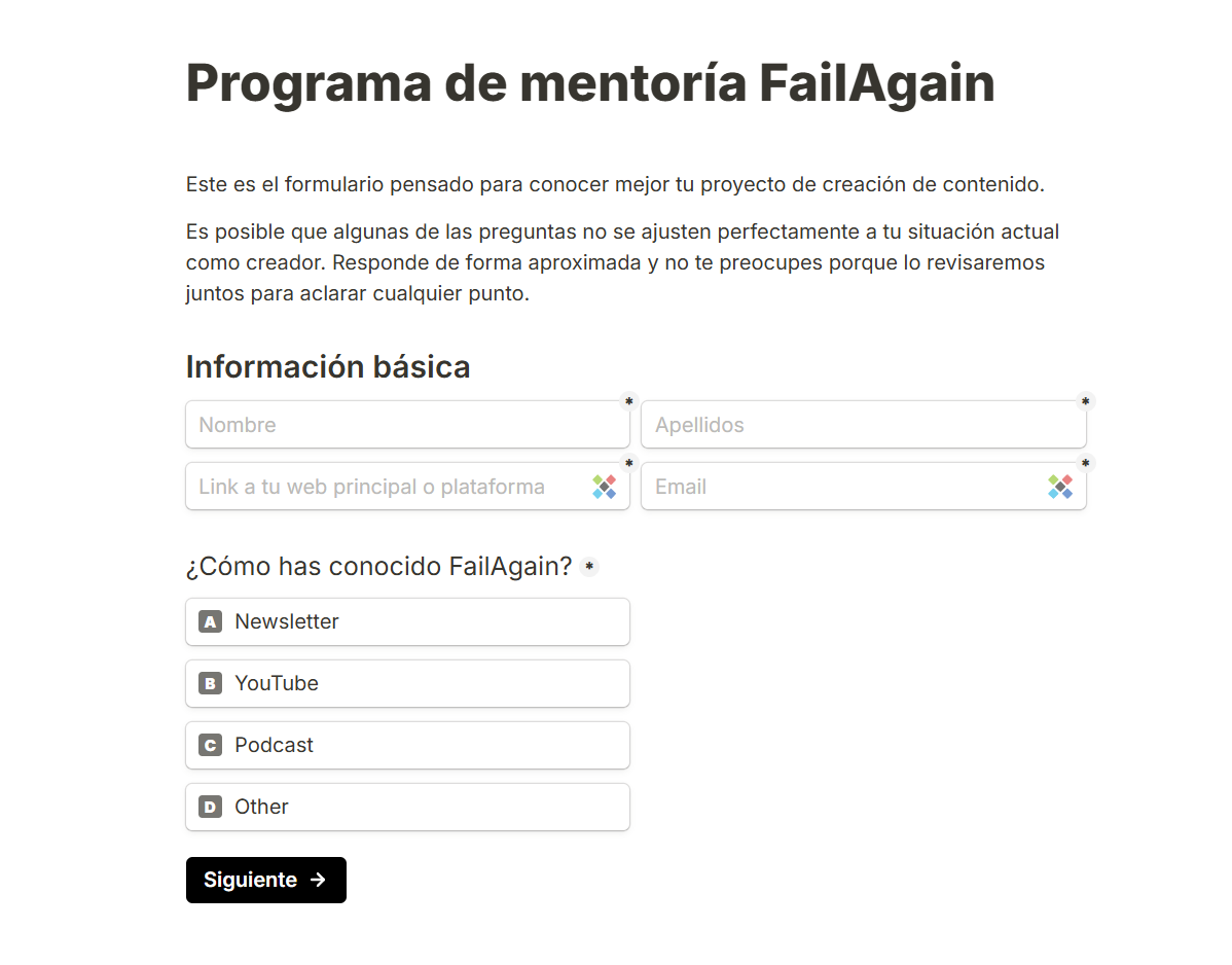 Lo que te preguntaría como creador de contenido