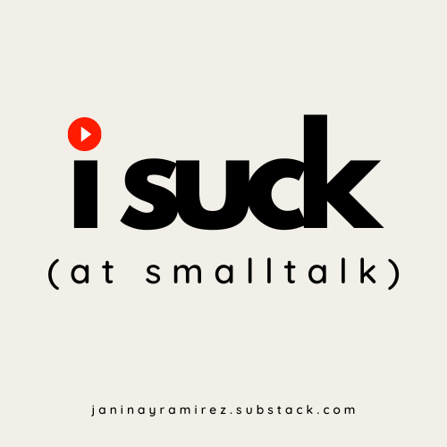 Here we go! Let's kick off the 'I Suck at Smalltalk' Podcast episode artwork