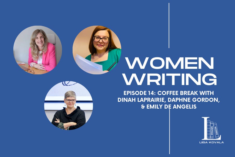 Episode 14: Coffee Break with Dinah Laprairie, Emily De Angelis, and Daphne Gordon episode artwork