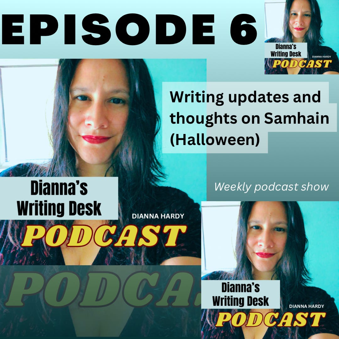 Writing updates and thoughts on Samhain (Halloween) episode artwork