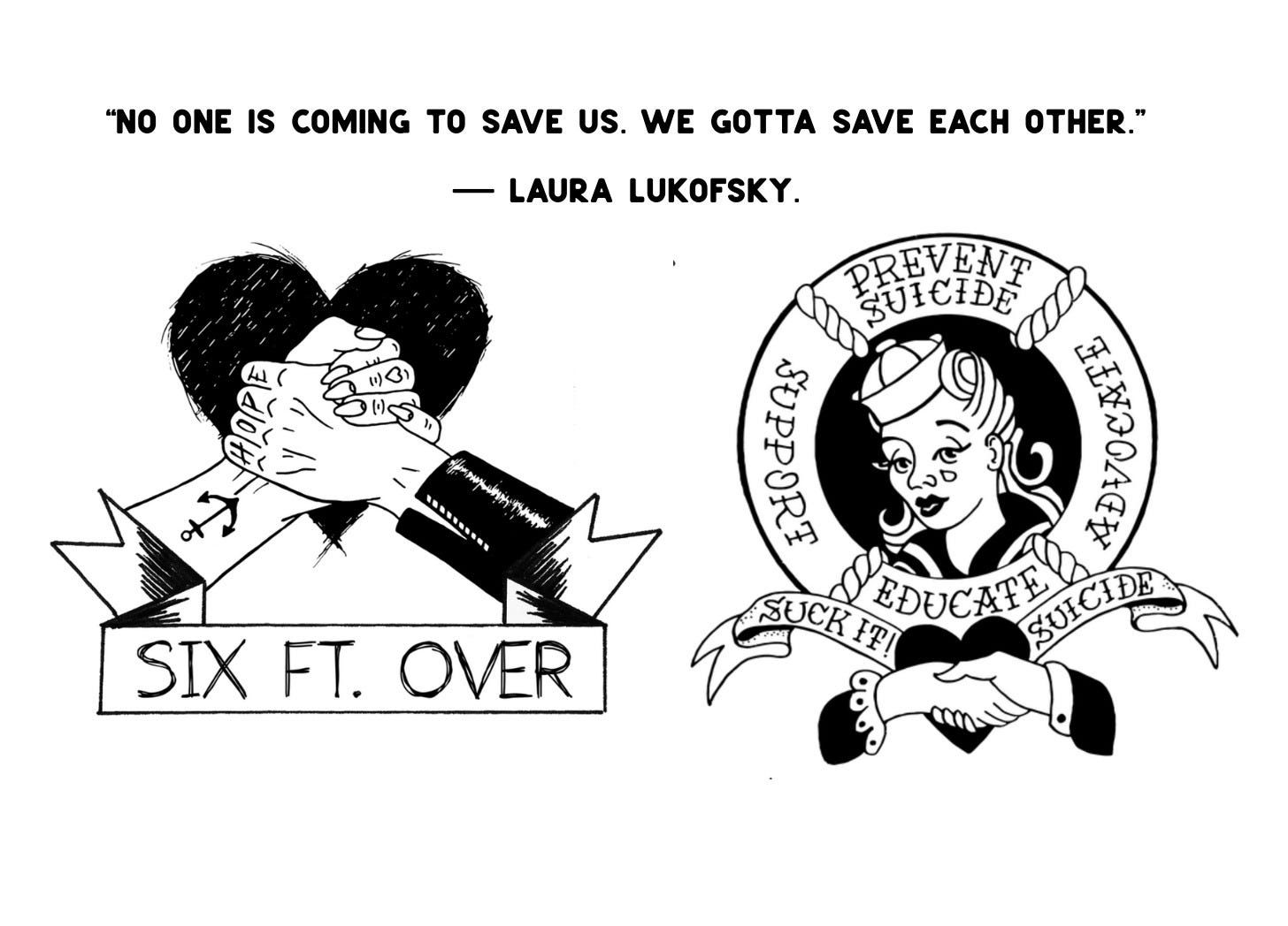 Hard Edges, Soft Landings: Suicide Prevention and Postvention with Six Feet Over episode artwork