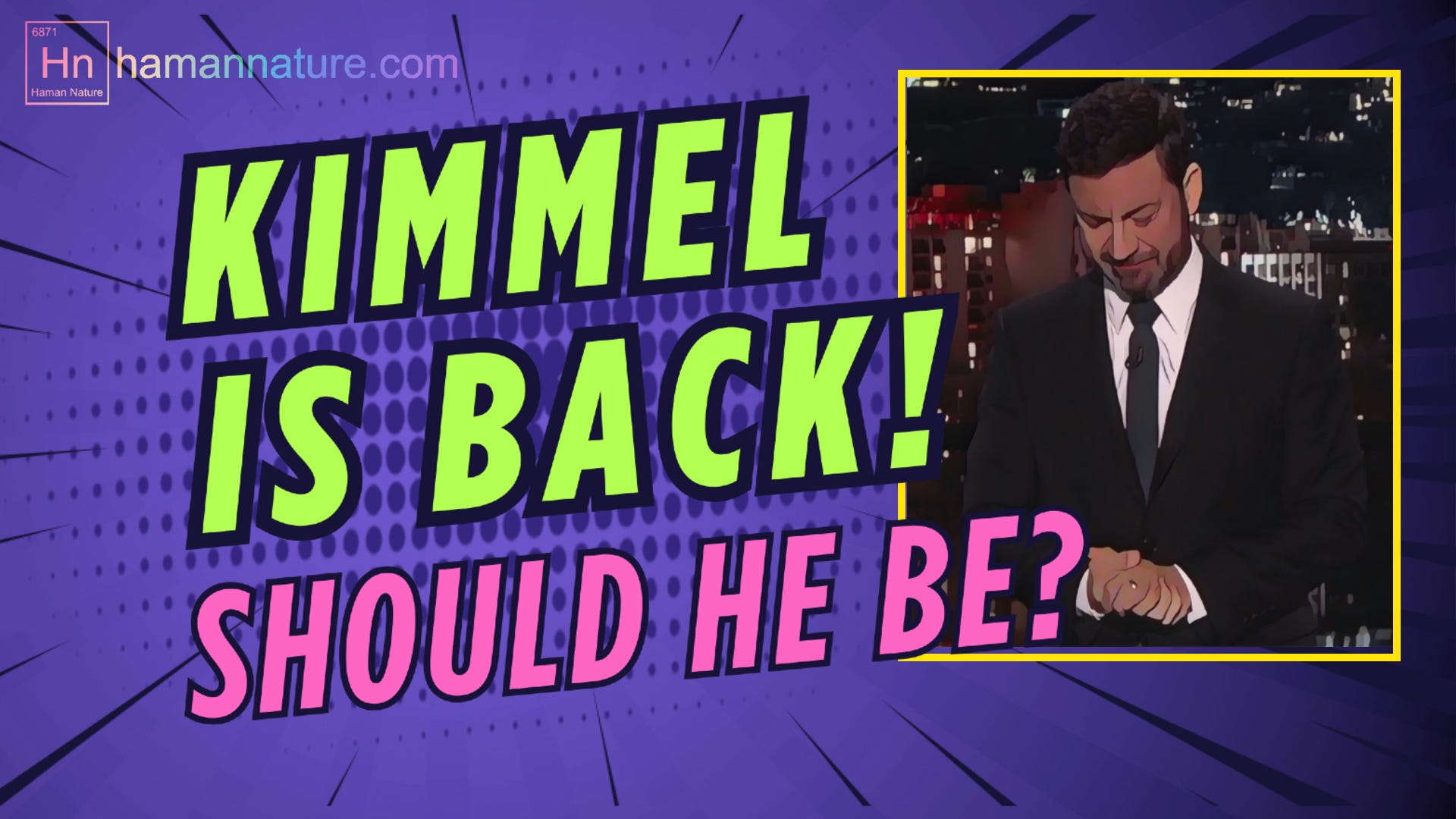 Should Libertarians Be Happy The Jimmy Kimmel Is Back? | Hn 164