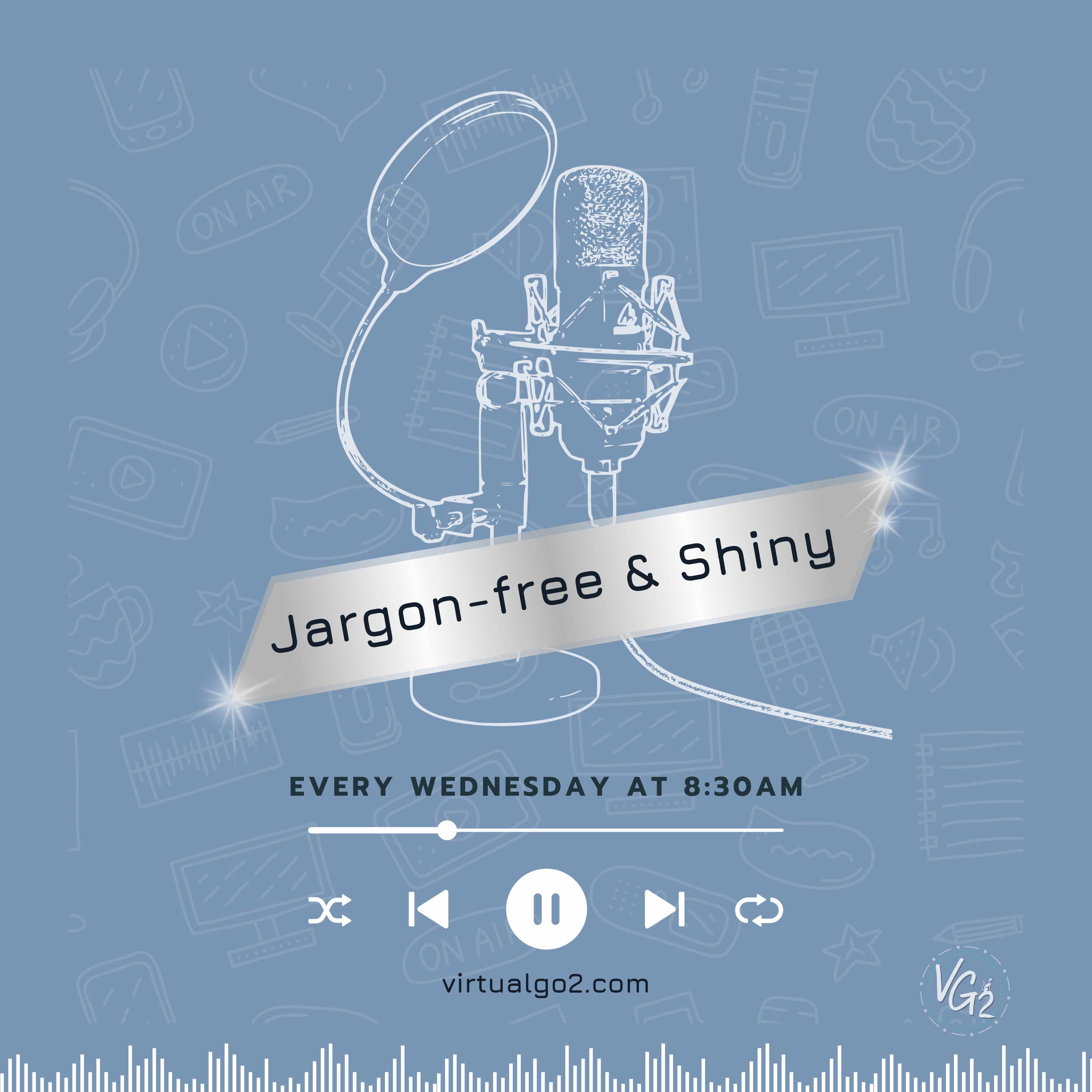 Jargon-Free and Shiny for UK VAs podcast artwork