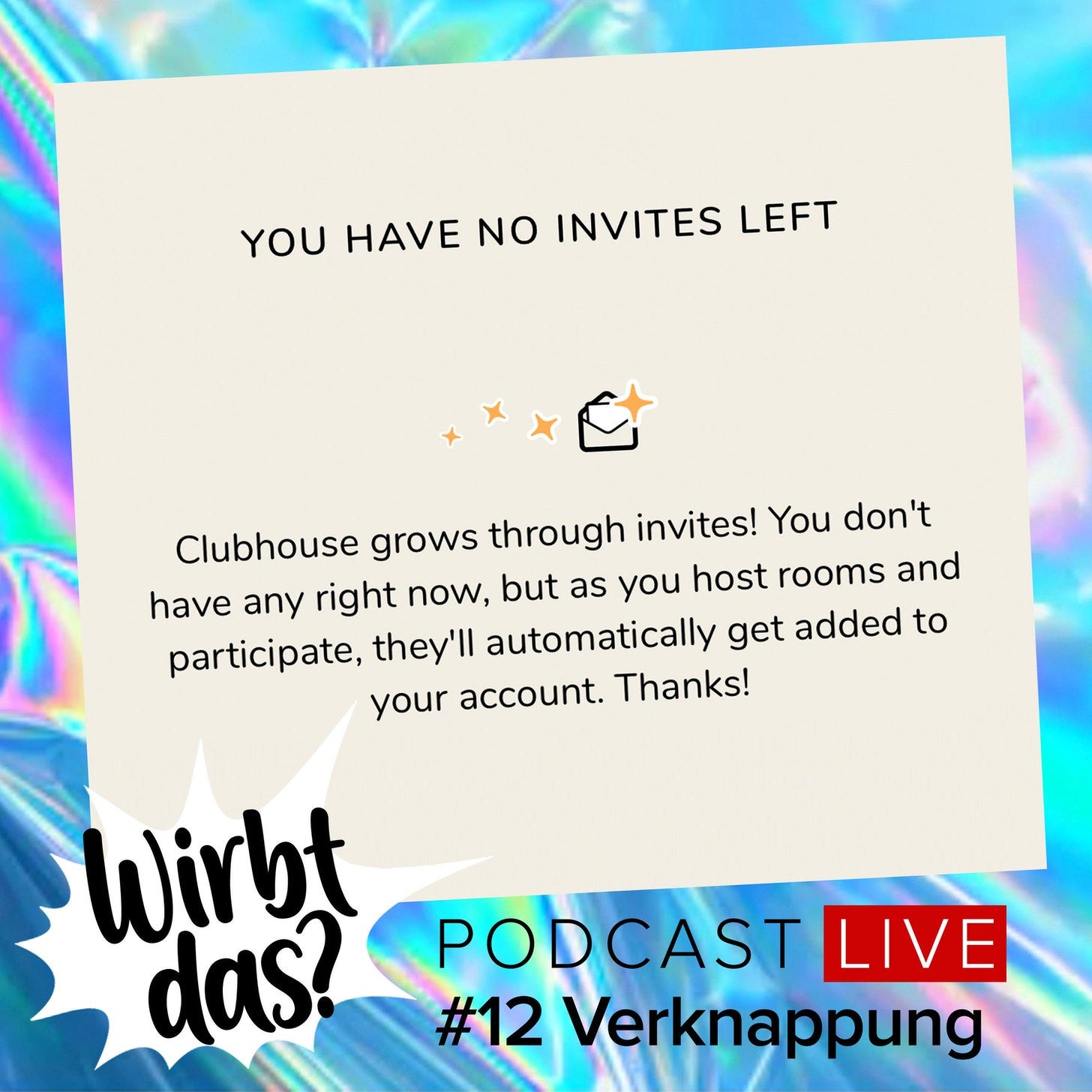 Podcast in Clubhouse: So geht's und so wirbt es! Staffelfinale & Spoiler (S01/E12) Podcast in Clubhouse: So geht's und so wirbt es! Staffelfinale & Spoiler (S01/E12)