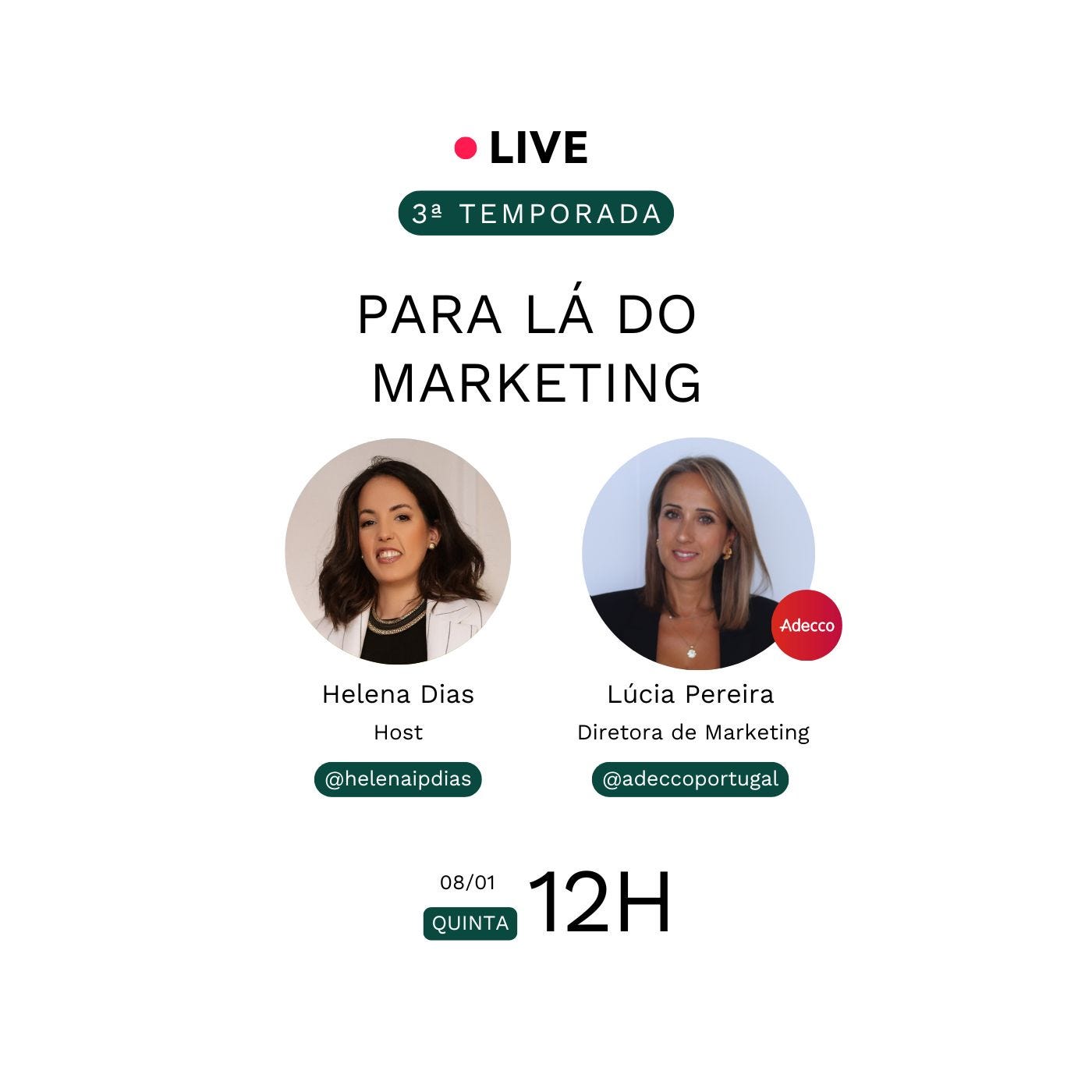 Para Lá do Marketing com a Lúcia Pereira da Adecco Portugal
