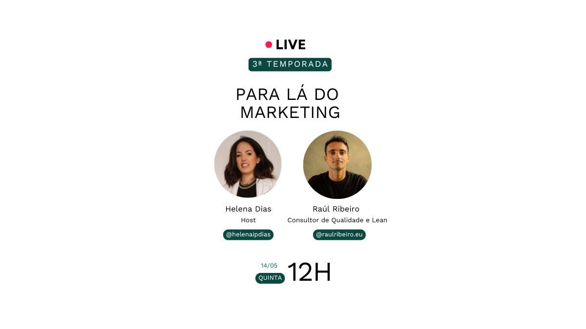 Para Lá do Marketing como Raul Ribeiro