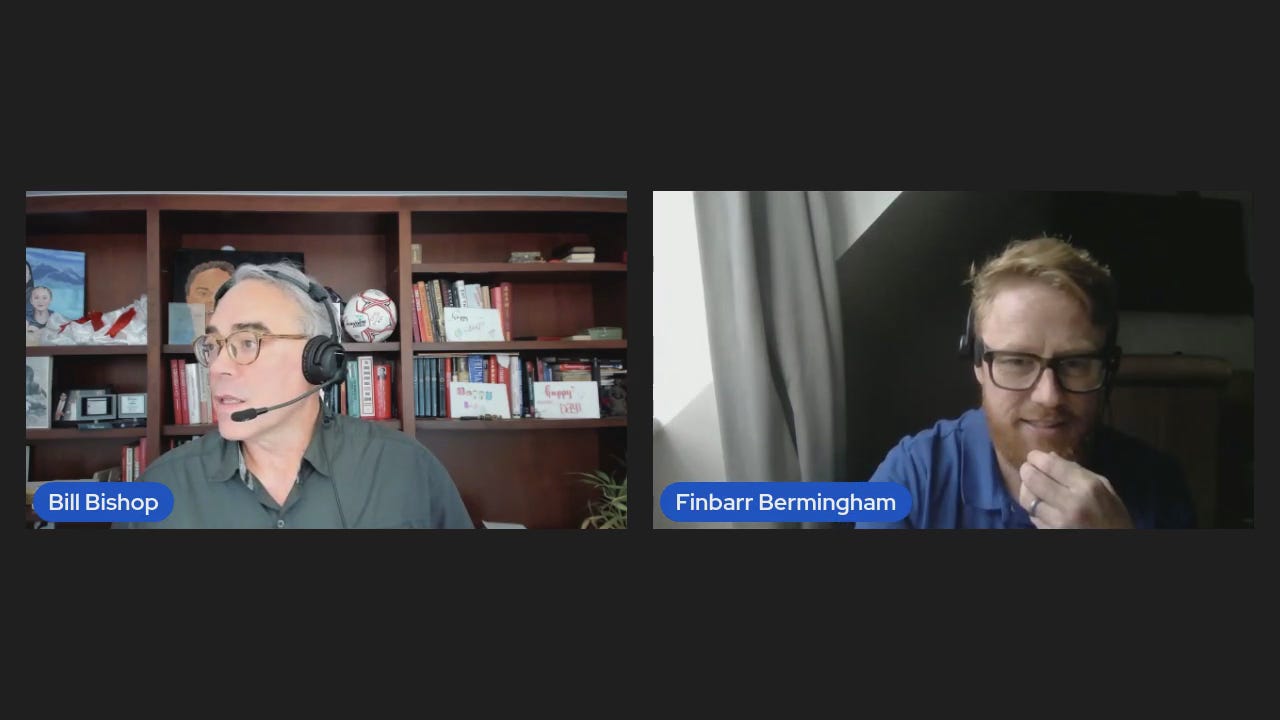 Sinocism Live: Previewing the EU-China Summit with Finbarr Bermingham