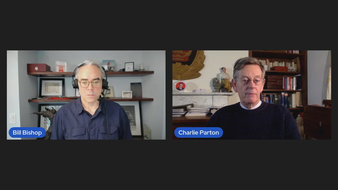 Sinocism Live: The UK-China spy scandal and UK-China relations with Charles Parton