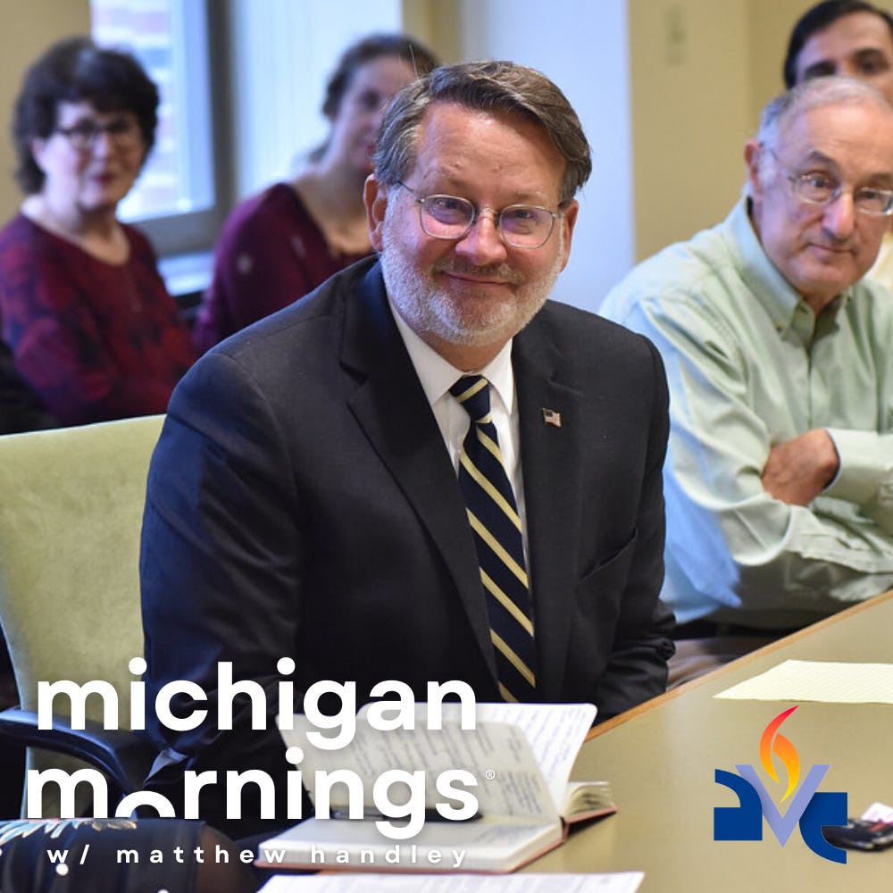 Sen. Gary Peters announces he is not running for re-election episode artwork