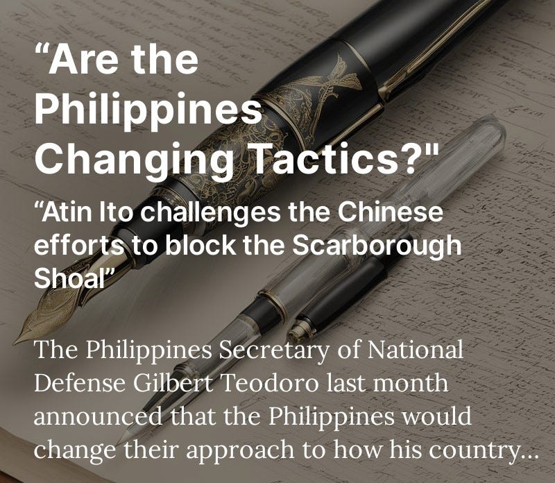 “Are the Philippines Changing Tactics?” - Audio Sample episode artwork