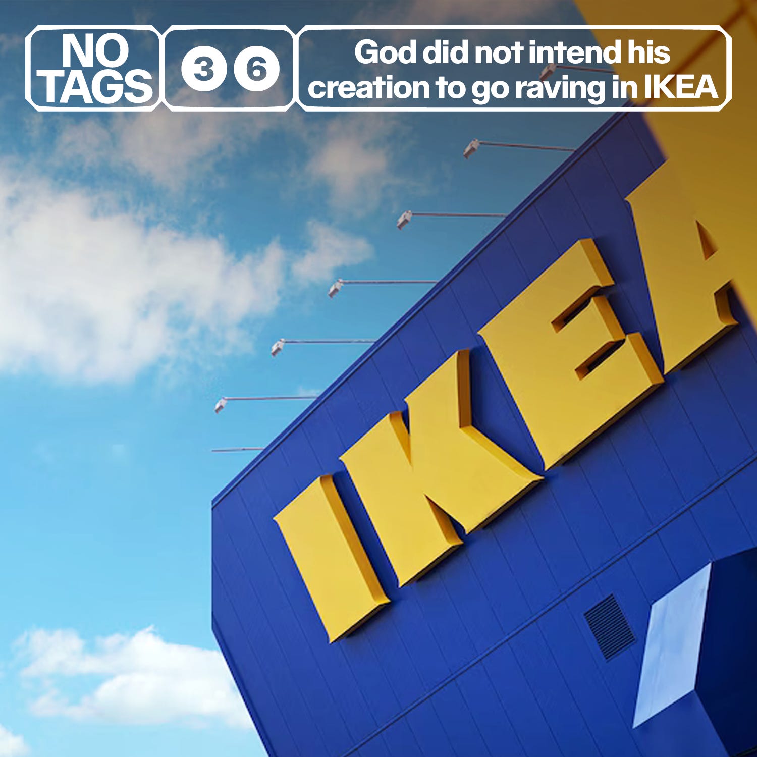 36: God did not intend his creation to go raving in IKEA