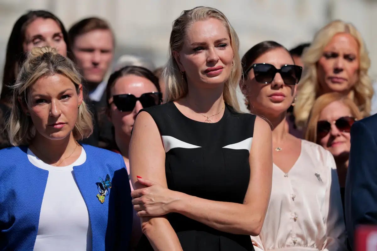First, Jeffrey Epstein and His Collaborators Violated These Women. Now, Republicans Are Violating Them. episode artwork