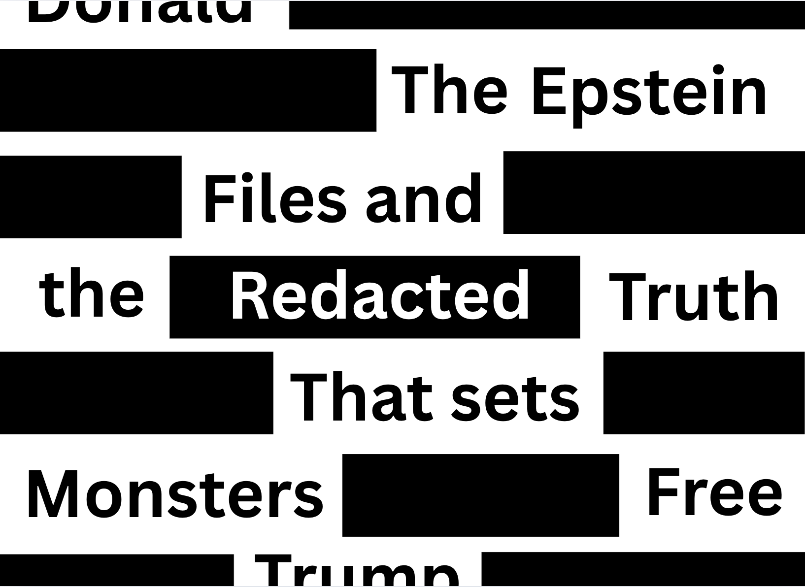 The Epstein Files, And The (REDACTED) Truth That Sets Monsters Free episode artwork