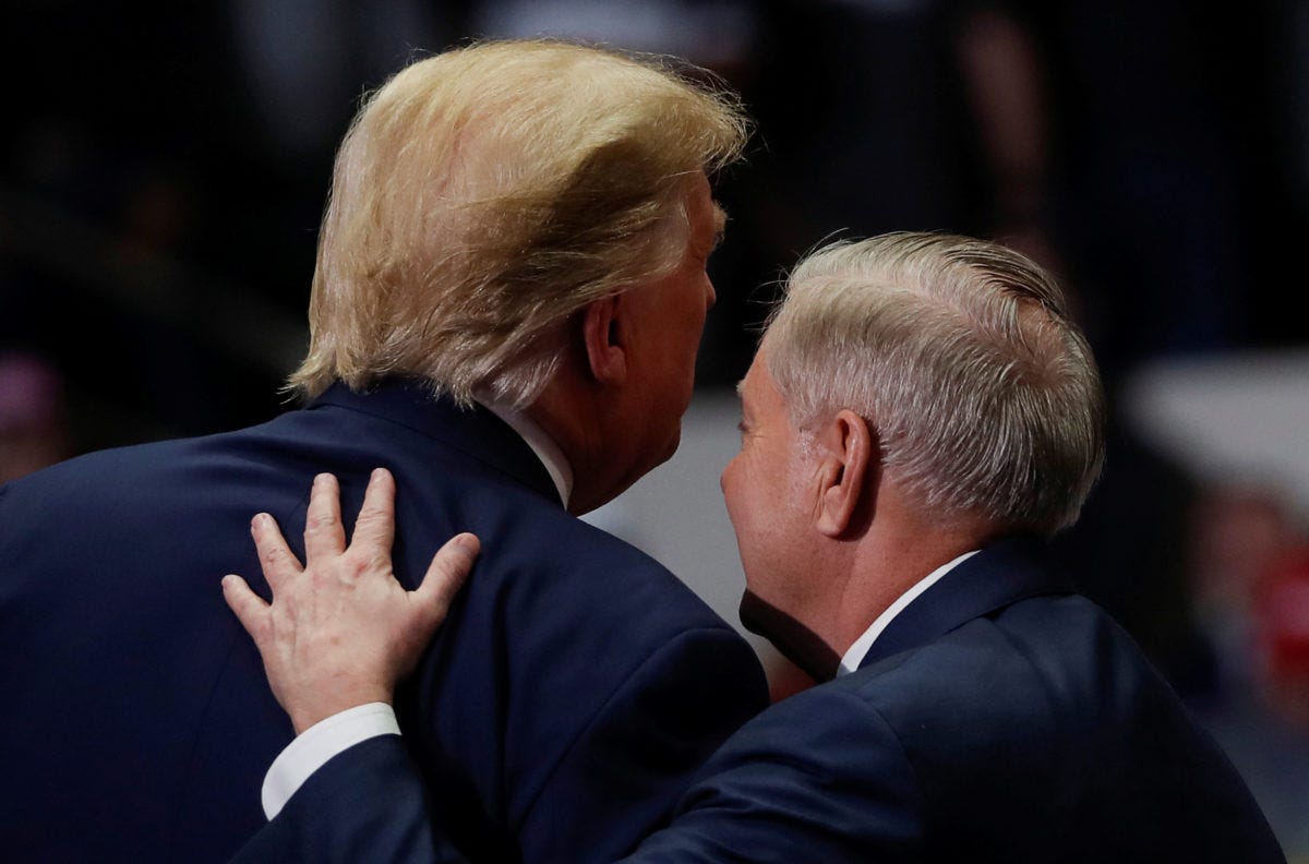 This Week, Death Took Lindsey Graham's Body. Trump Took His Soul Long Before That. We All Know That Grief. episode artwork