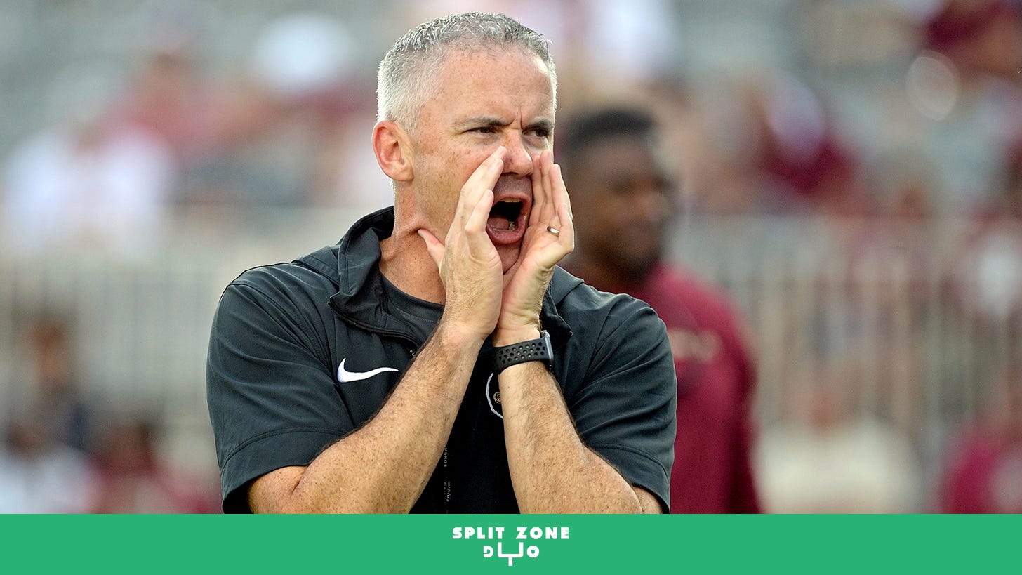 The Single Wing: FSU's actual temperature and UF's actual list