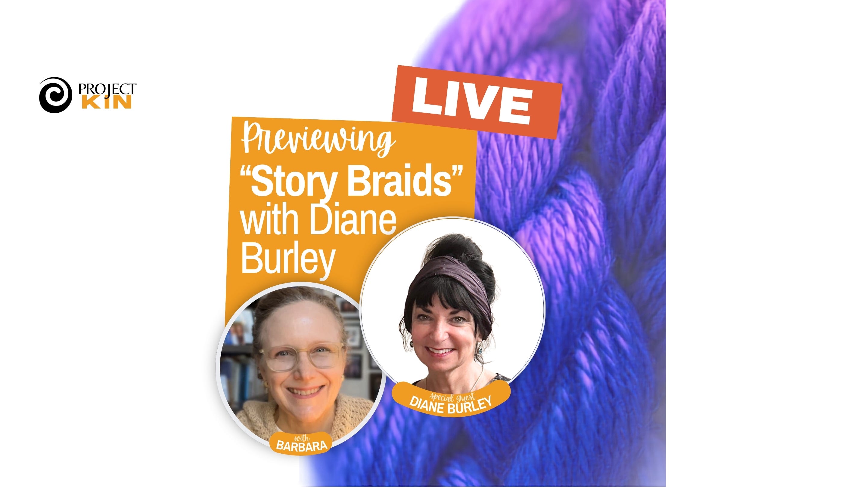 Live Preview of “Story Braids” with Diane Burley  episode artwork