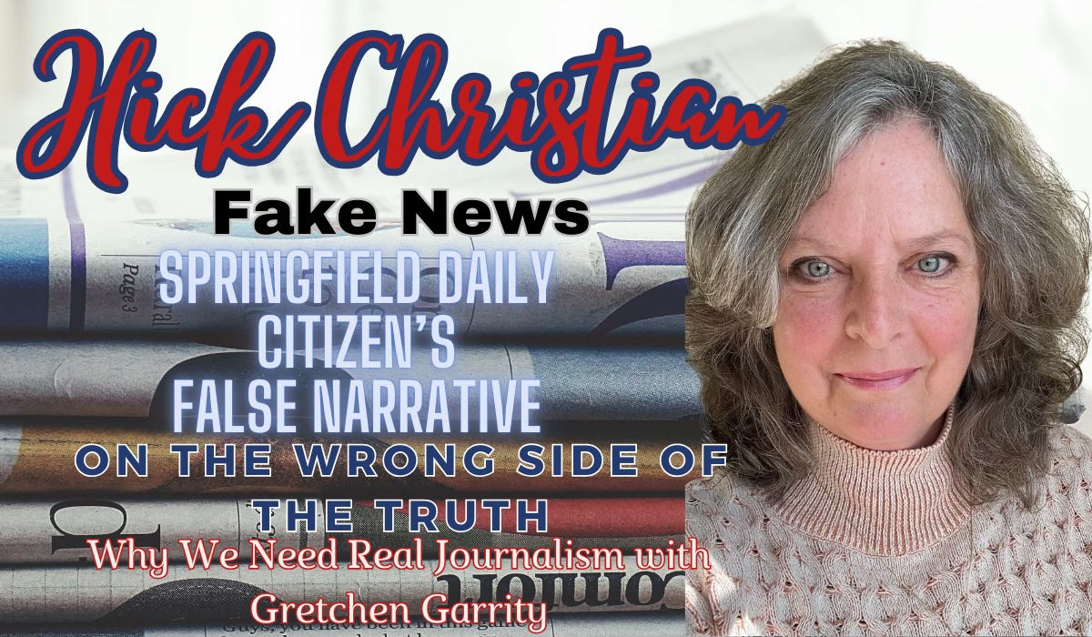 Springfield Daily Citizen's Narrative Journalism Springfield Daily Citizen's Narrative Journalism