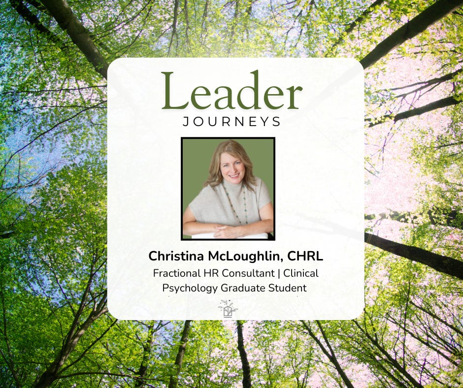 Leader Journeys: From Head of HR to Future Therapist with Christina McLoughlin episode artwork