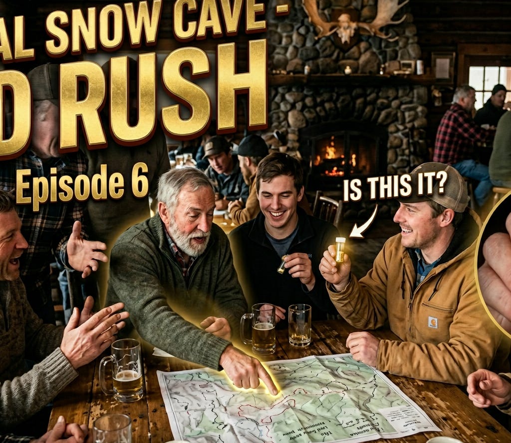 Snow Cave Camping - Nelchina Glacier Gold Rush episode artwork