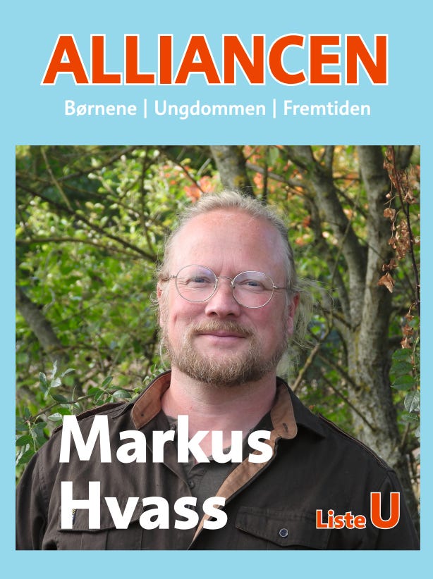 Stem på Markus Hvass i Region Østdanmark