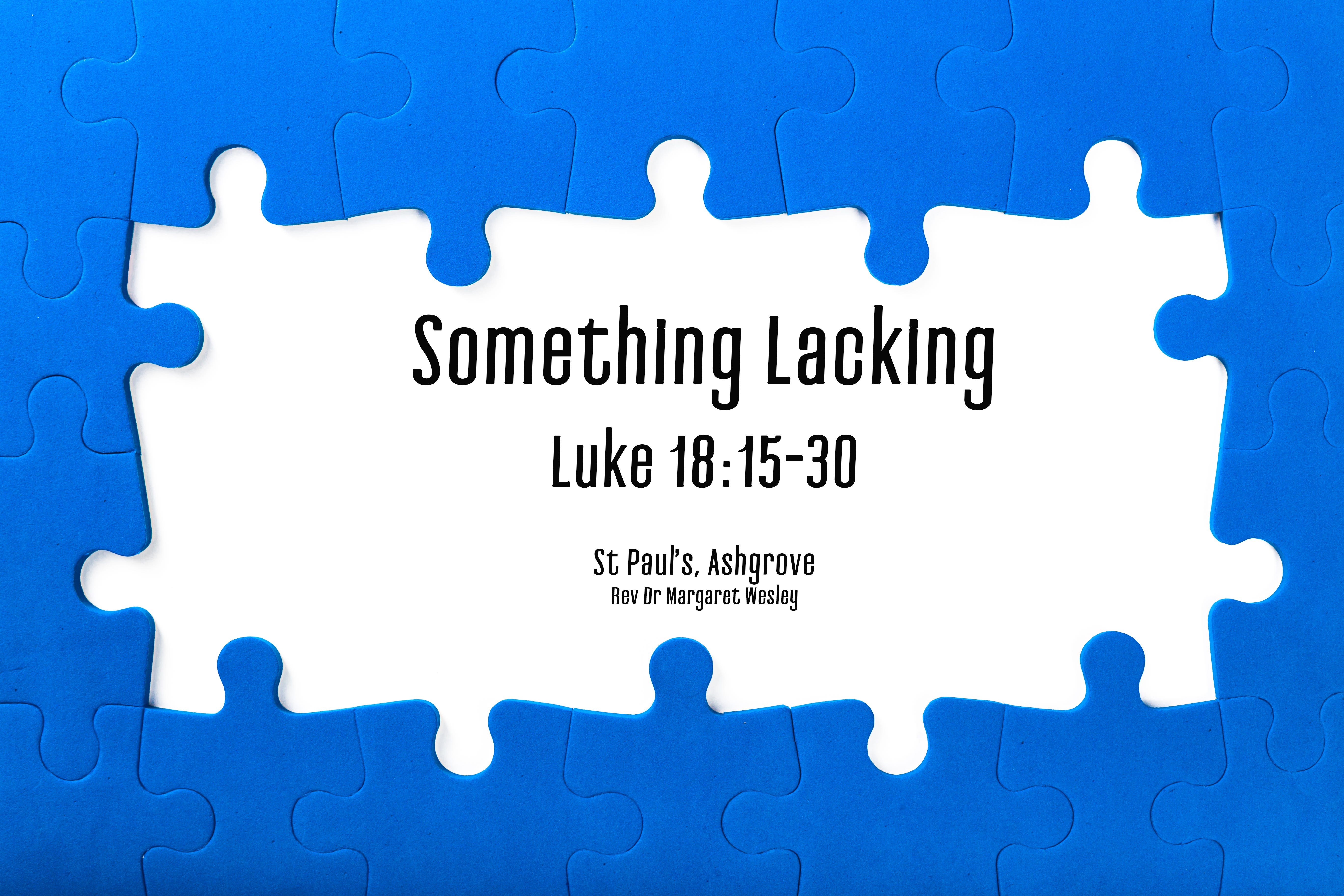 Something Lacking (podcast) episode artwork