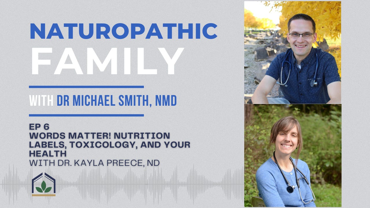 Words Matter! Nutrition Labels, Toxicology, and Your Health