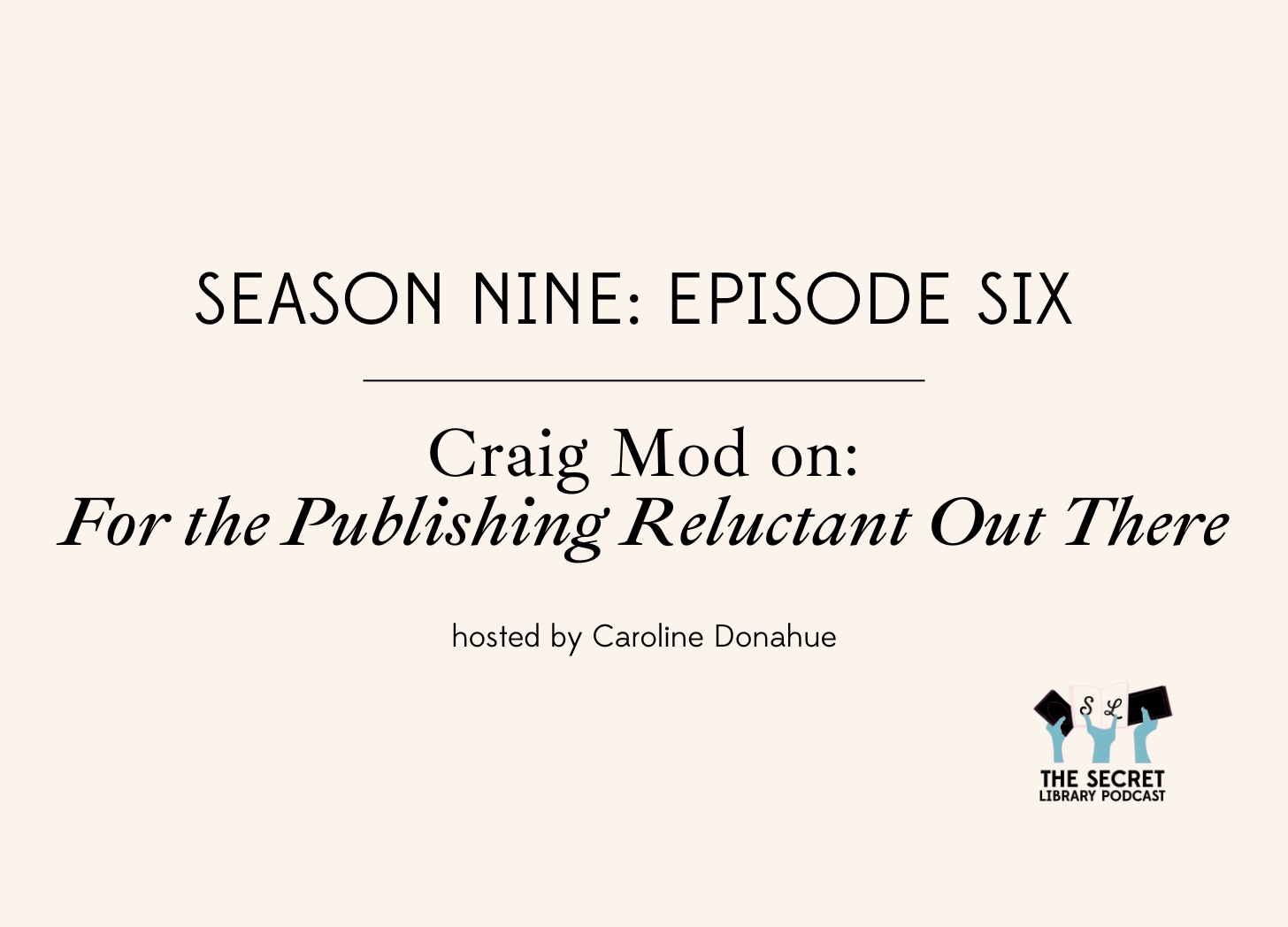 For the Publishing Reluctant Out There | Craig Mod