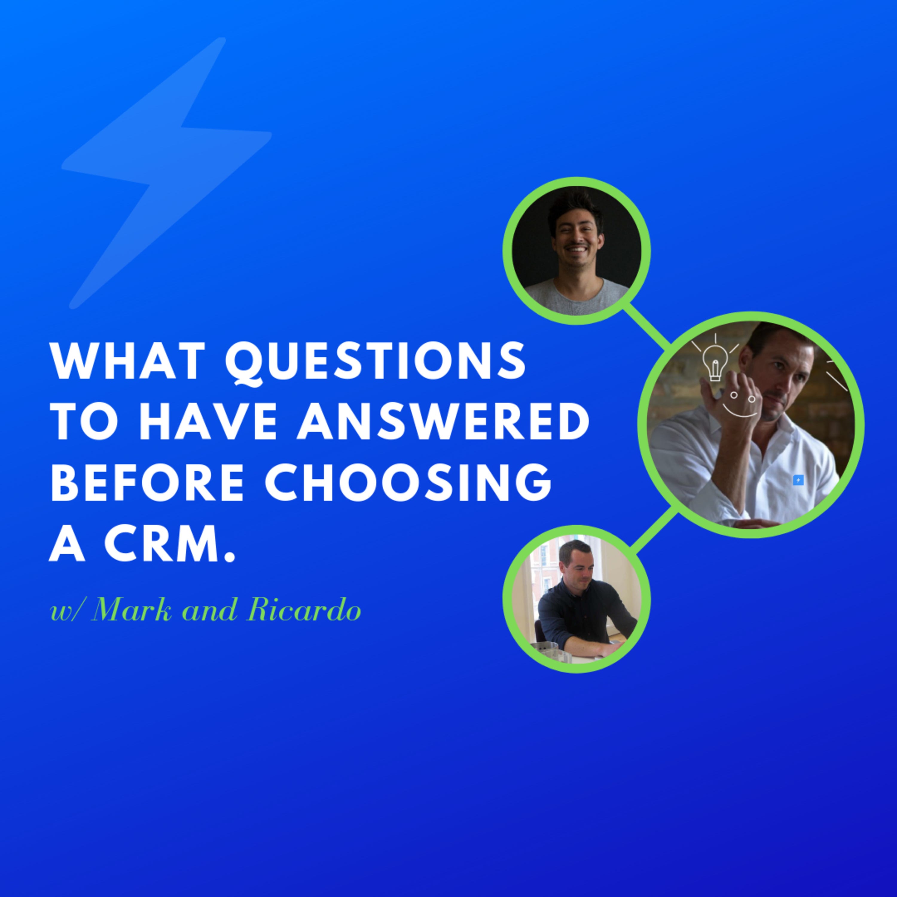 5 Questions To Answer Before Choosing A CRM - Mastermind Discussion | Alex Glenn
