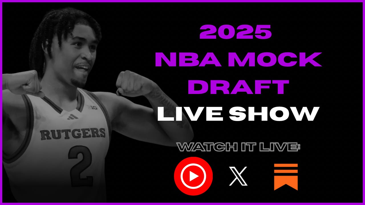 2025 NBA Mock Draft LIVE 2025 NBA Mock Draft LIVE