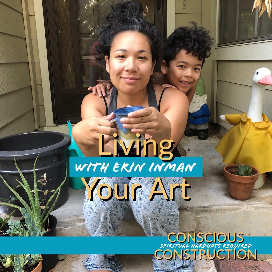 Living Your Art with Erin Inman (Enneagram 4) episode artwork