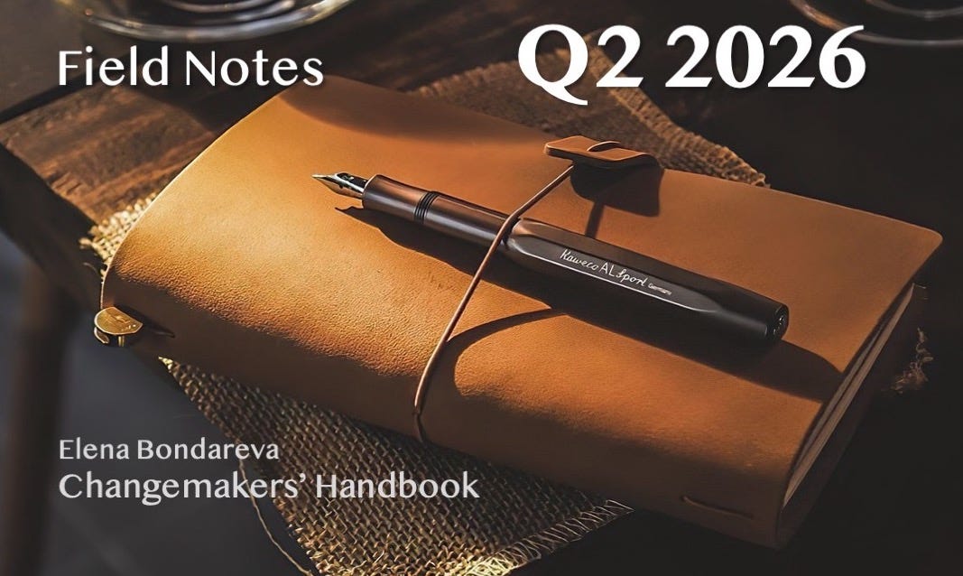 Field Notes on Changemaking (Q2 2026) episode artwork