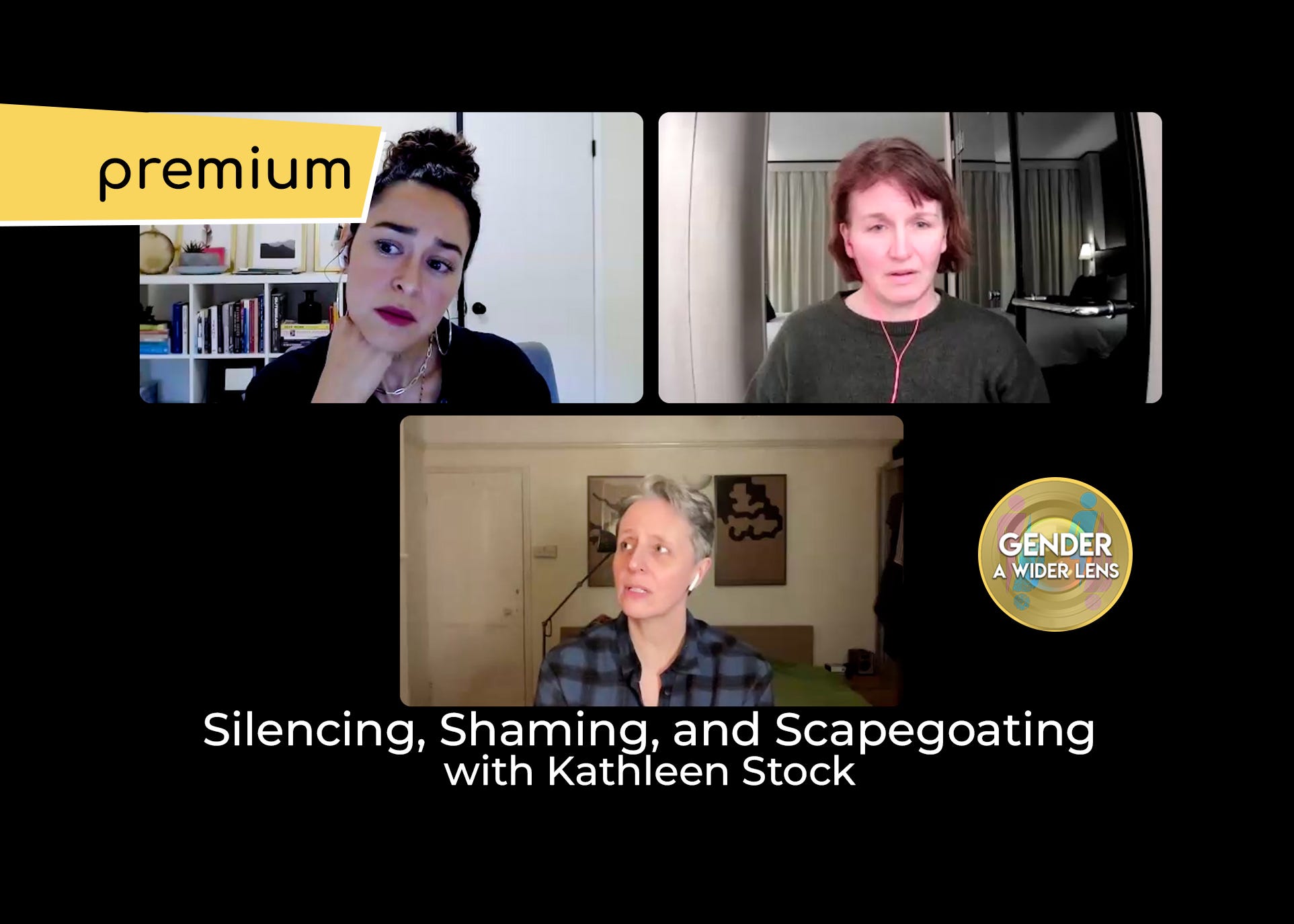 Premium: Silencing, Shaming and Scapegoating with Kathleen Stock