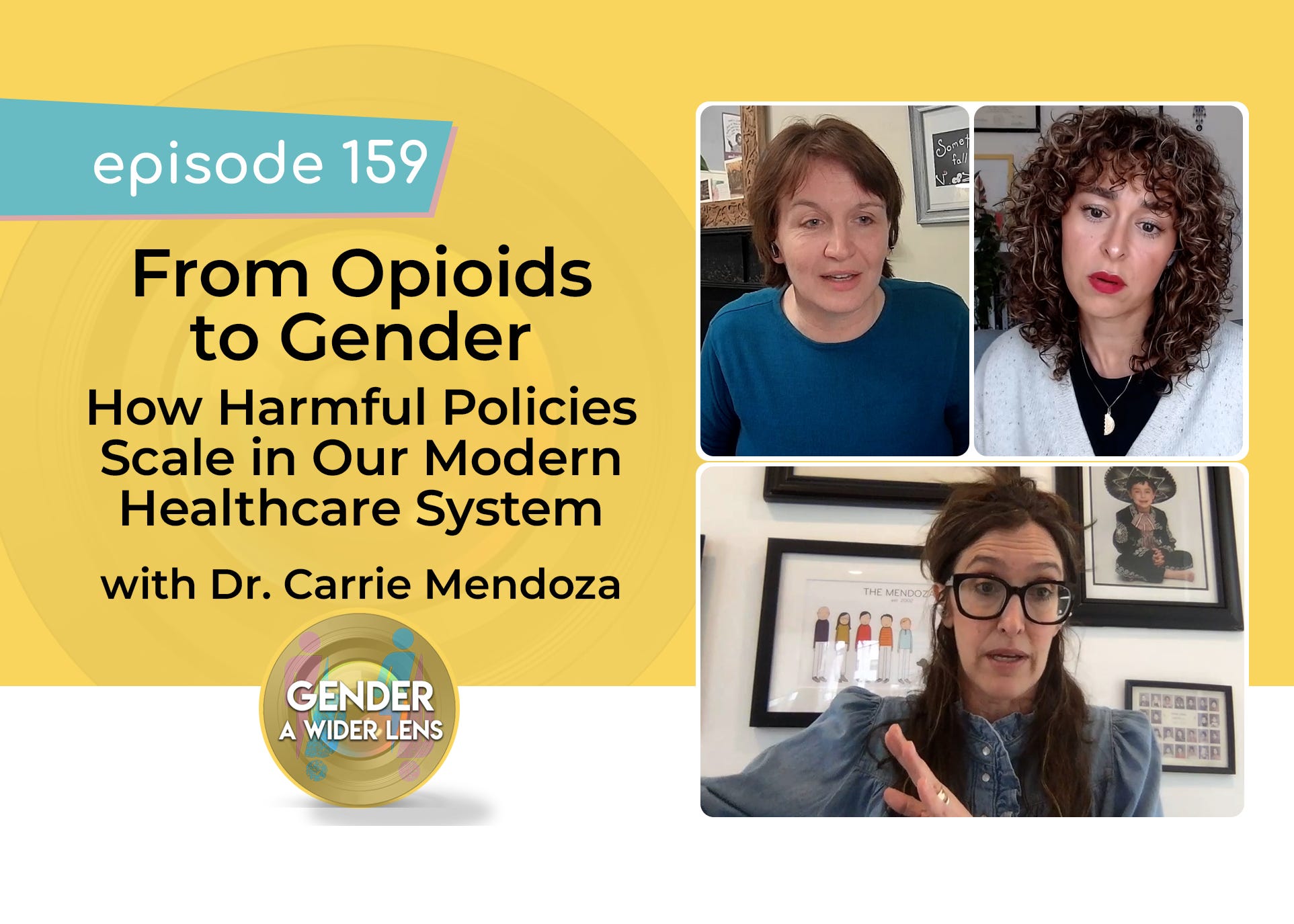 159 - From Opioids to Gender, How Harmful Policies Scale in our Modern Healthcare System with Dr. Carrie Mendoza