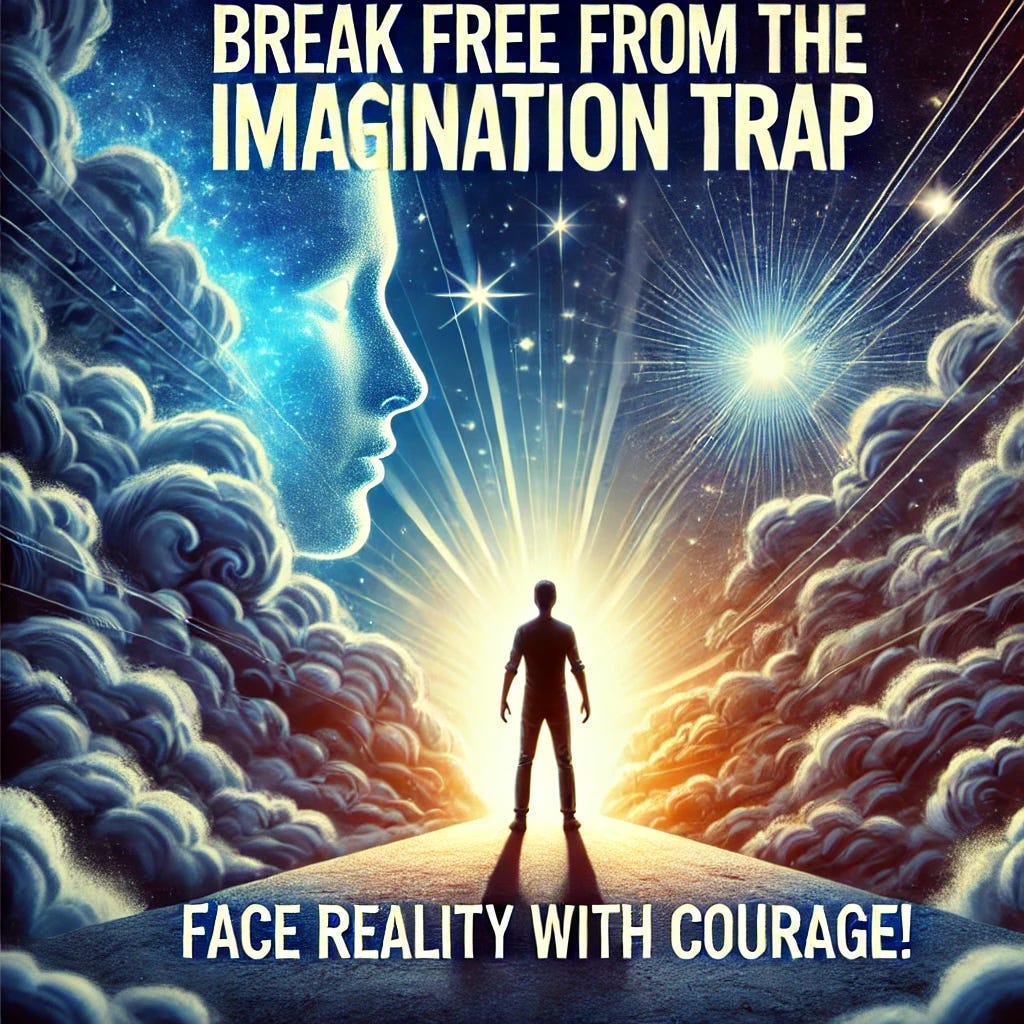 Overcoming the Imagination Trap. "We suffer more in our imagination than we do in reality." - Seneca. Break Free from the Imagination Trap: Face Reality with Courage. Join us NOW! ! episode artwork