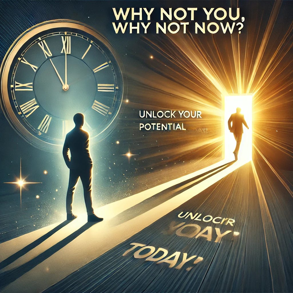 What if the only thing standing between you and the life you dream of is one simple decision? WHY? Why Not? Why not YOU? Why not NOW? Stop waiting and start doing—When is the best time to take action? episode artwork